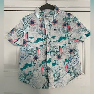 Boys 3T Vineyard Vines hawaiian shirt